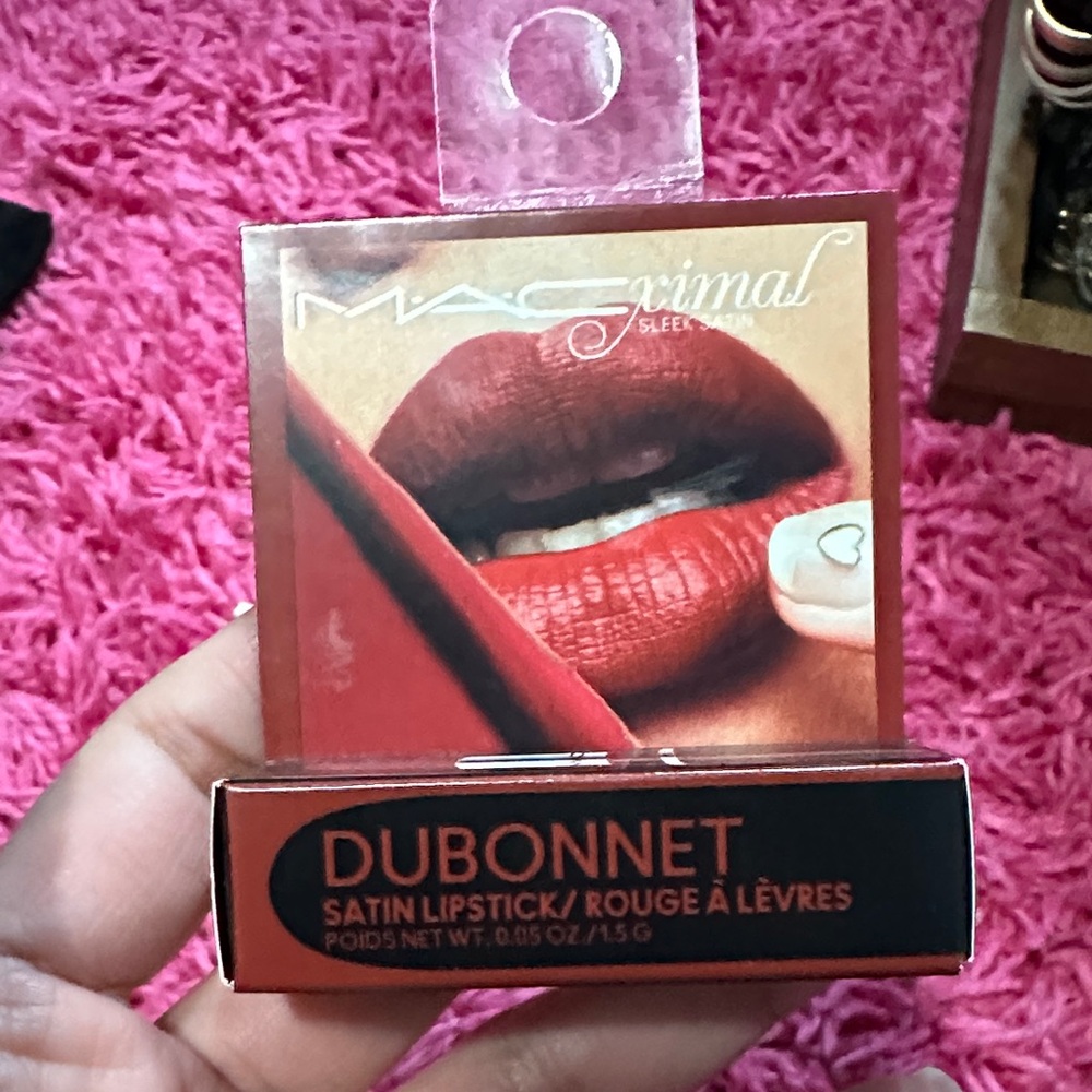 MAC Cosmetics Dubonnet Satin Lipstick - Deep Red
